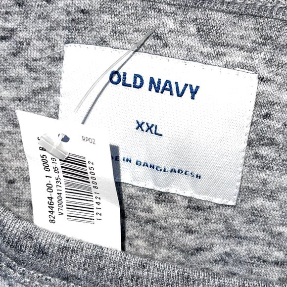Old Navy Crew Sweatshirt - Silver XXL - Picture 2 of 2